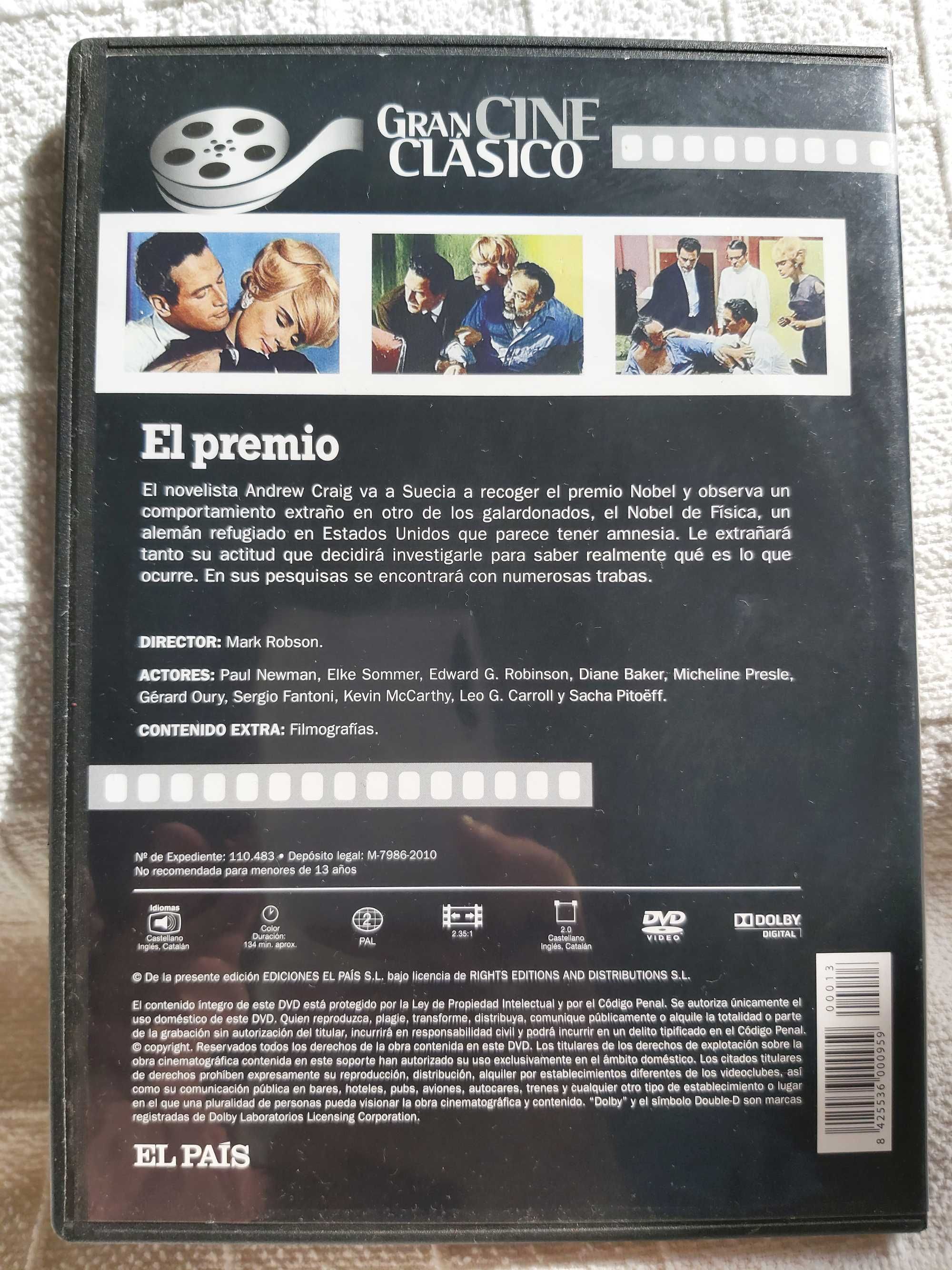 DVD Spy "O PRÉMIO" com Paul Newman