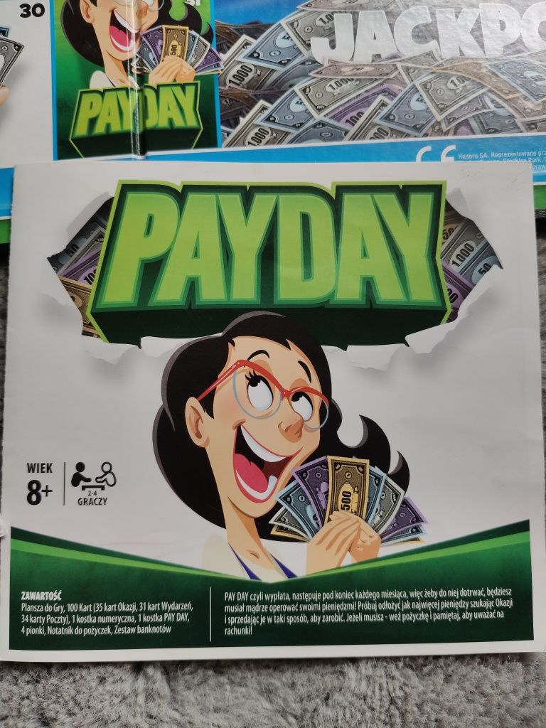 Payday jak Monopoly Hasbro Gra rodzinna
