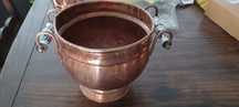 Vaso redondo em cobre