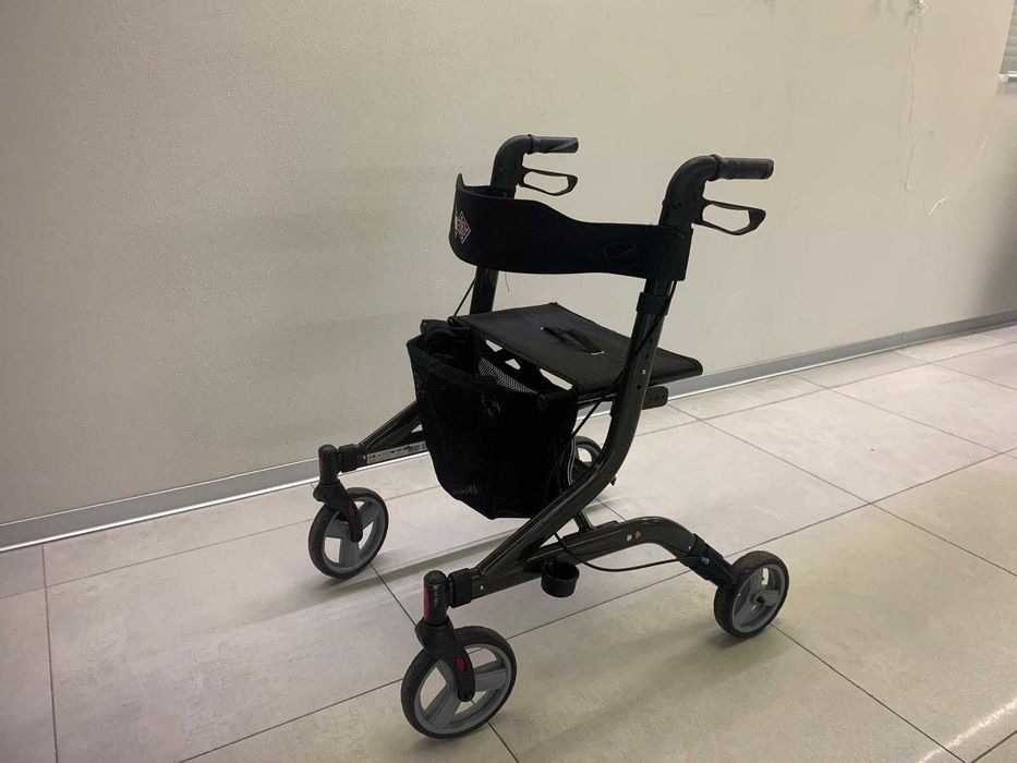 Bischoff niemiecki lekki aluminiowy chodzik balkonik rehabilitacyjny