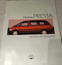 Revista Promocional Toyota Previa XR10