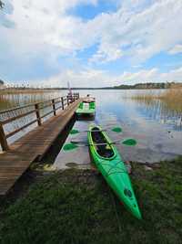 Mazury  dom 8 osób cały rok jezioro Kalwa linia brzegowa  balia sauna