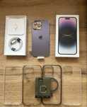 iPhone 14 Pro Max 128 GB Deep Purple | Stan jak nowy + GRATISY