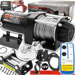 WYCIĄGARKA ELEKTRYCZNA 12V 1130KG Wciągarka Linowa Samochodowa Lawety