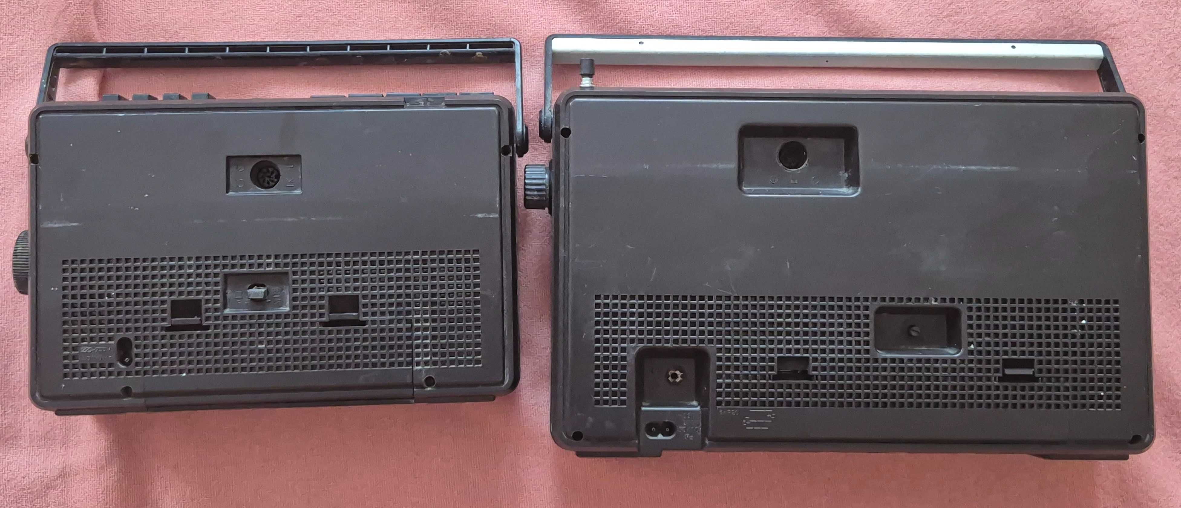 Dwa radiomagnetofony Unitra RM 121 i RM 222 (na części)