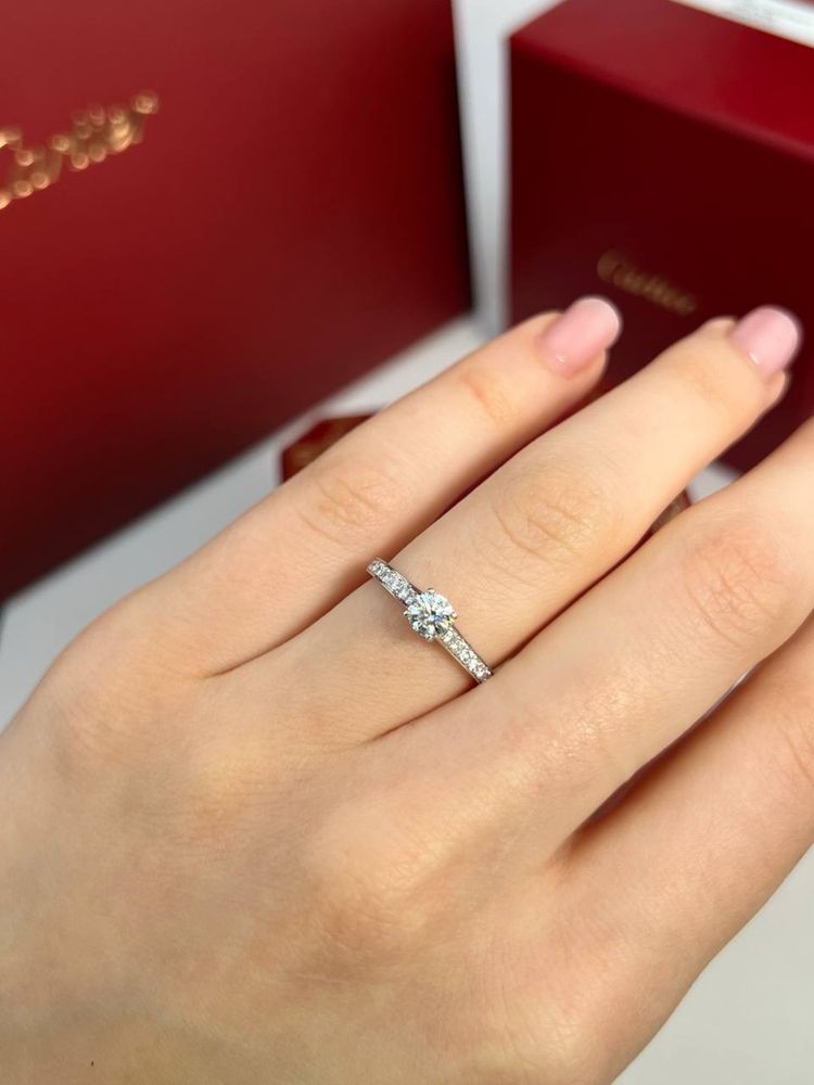 Каблучка Cartier Оригінал Платина 950