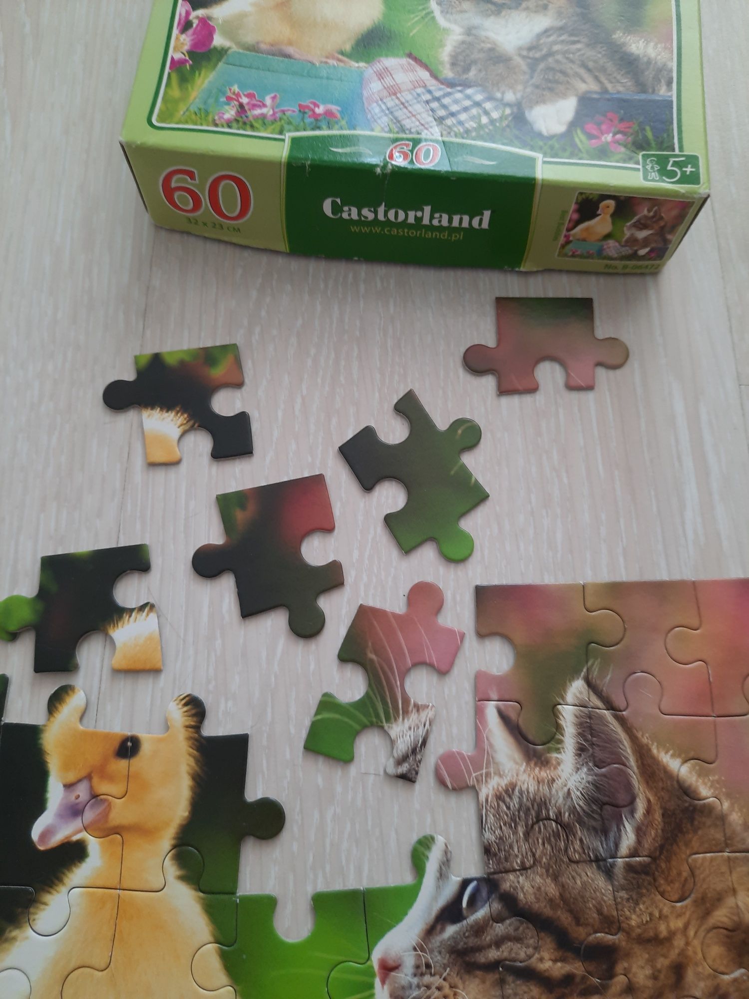 Пазл з тваринами Castorland Puzzle 60 елементів