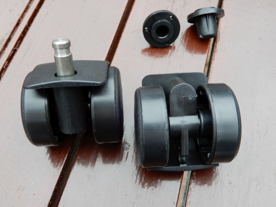 Kółko meblowe fi 40mm z hamulcem mocowanie tulejka
