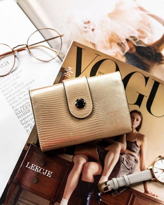 elegancki, skórzany portfel damski - peterson