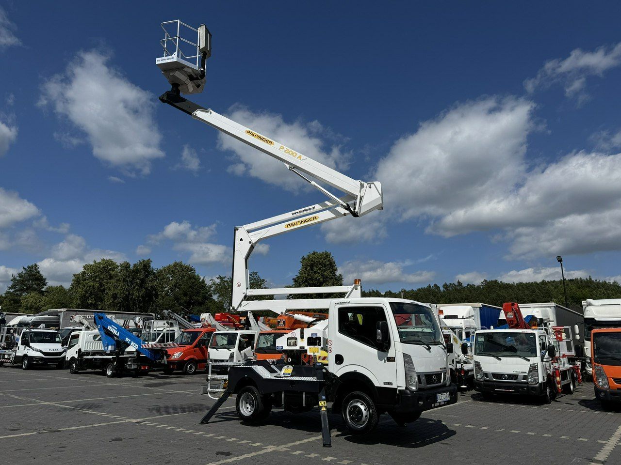 Nissan Cabstar  Podnośnik Koszowy 20m Palfinger P200 A Smart Zwyżka UDT Wumag GSR