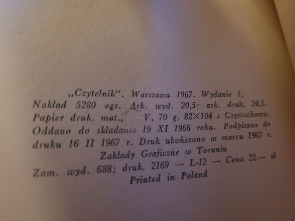 Alfonz Bednár Godziny i minuty 1967 Czytelnik