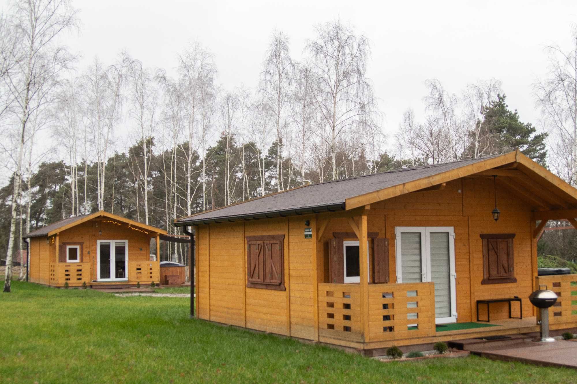 Domek, sauna, balia całoroczny Rokitki- "Adam" - 4 osobowy