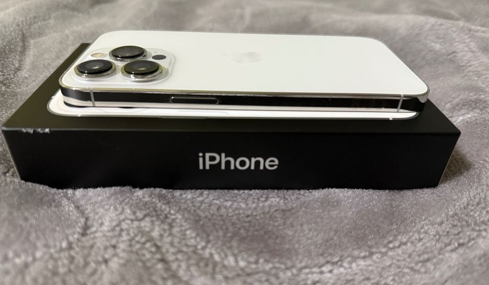 iPhone 13 Pro 256GB Silver+etui MagSafe, stan bardzo dobry