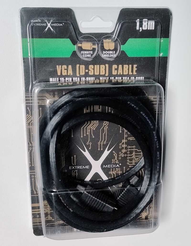 Kabel Natec - VGA M-M / 1,8 m / D-SUB