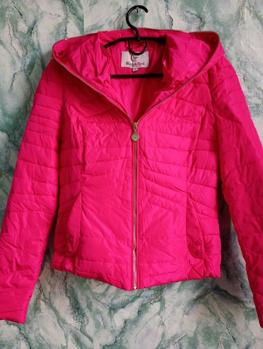 Куртка жіноча підліткова для дівчинки рожева курточка