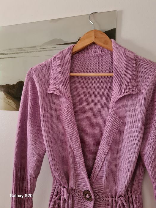 Casaco rosa malha para venda