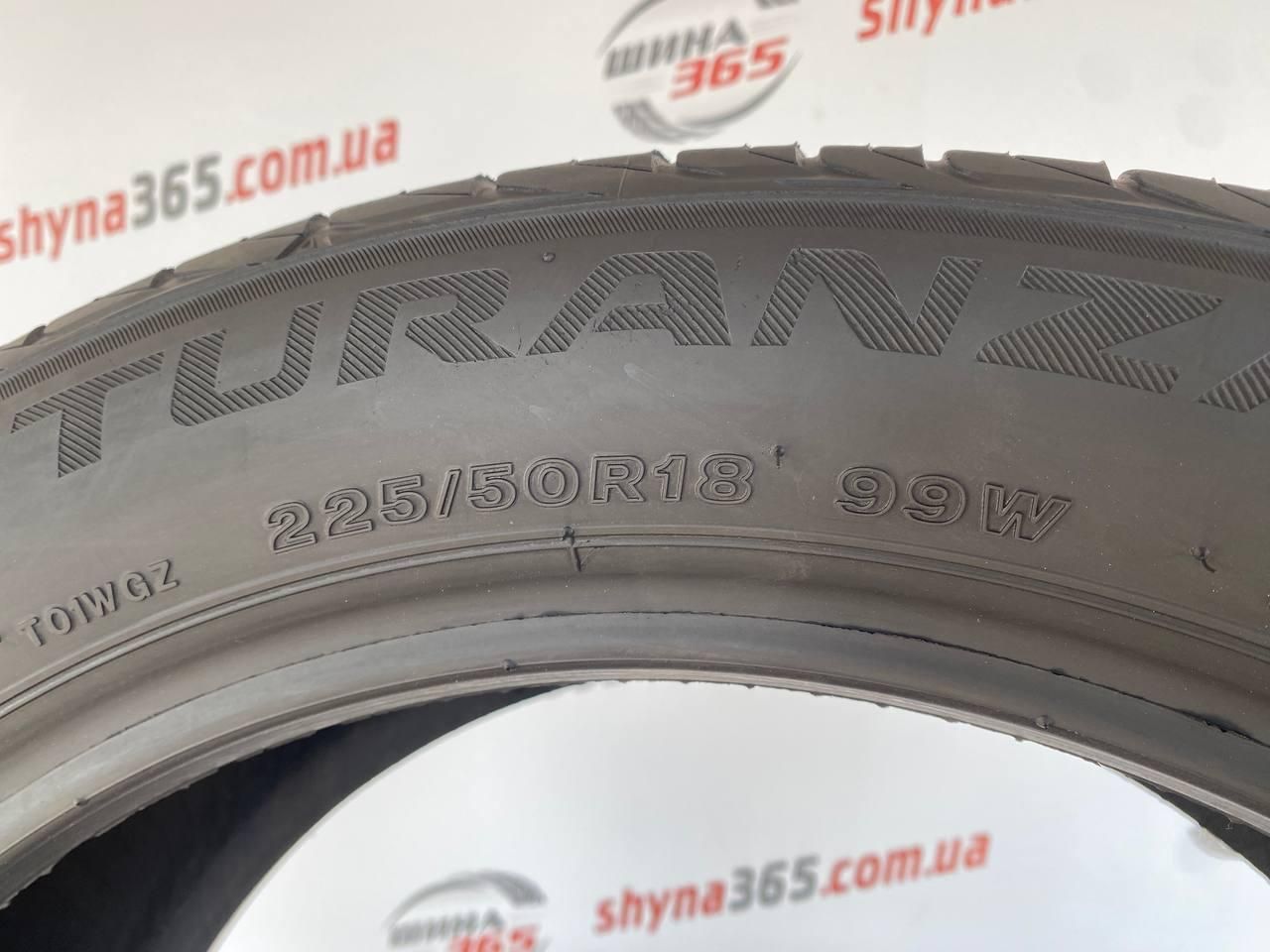 шини бу літо 225/50 r18 bridgestone turanza t001 4mm