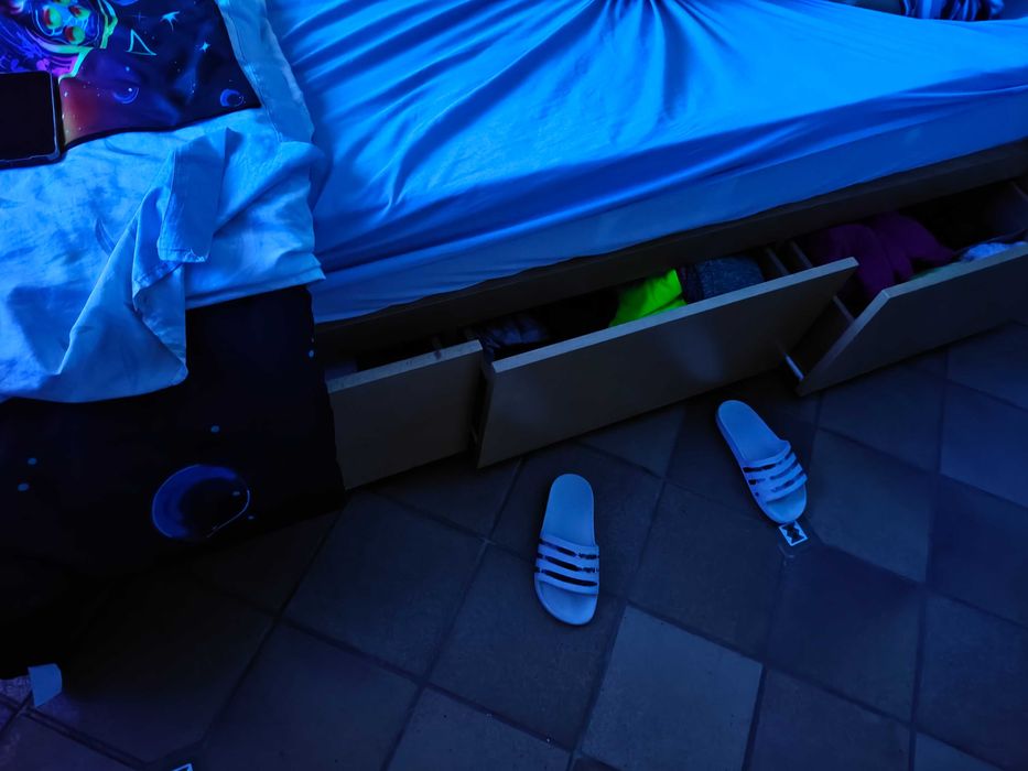Cama solteiro laminado