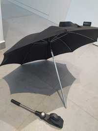 Oryginalny parasol Graco do każdego wózka, UV50, czarny, Nowy