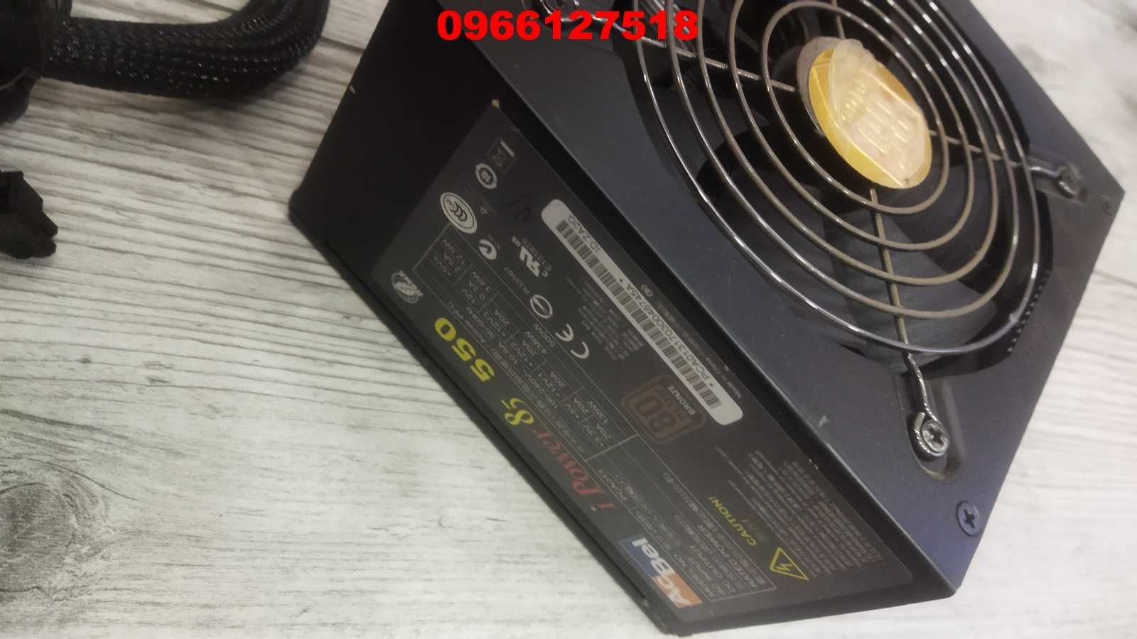 Блок живлення AcBel iPower85 550W, PCA013. Стандарт 80+bronze.