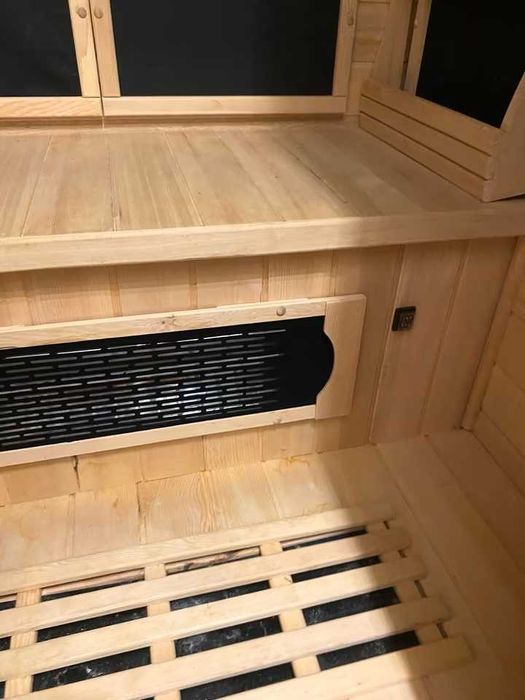 Sauna infrarot infrared na podczerwień 1 2 os LED kolory oparcia mp3
