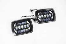 2 Faróis Led/Angel Eyes para Carro/Jipe (Retangulares) Nº1|NOVOS