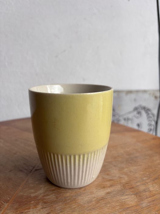 Kubek "Zośka" - Mirostowice-żółte retro prl