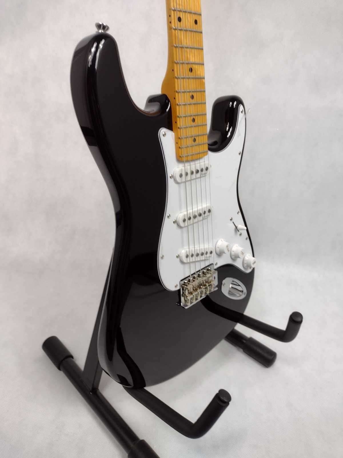 Harley Benton ST-62 MN BK-gitara elektryczna-typ Stratocaster-Alnico