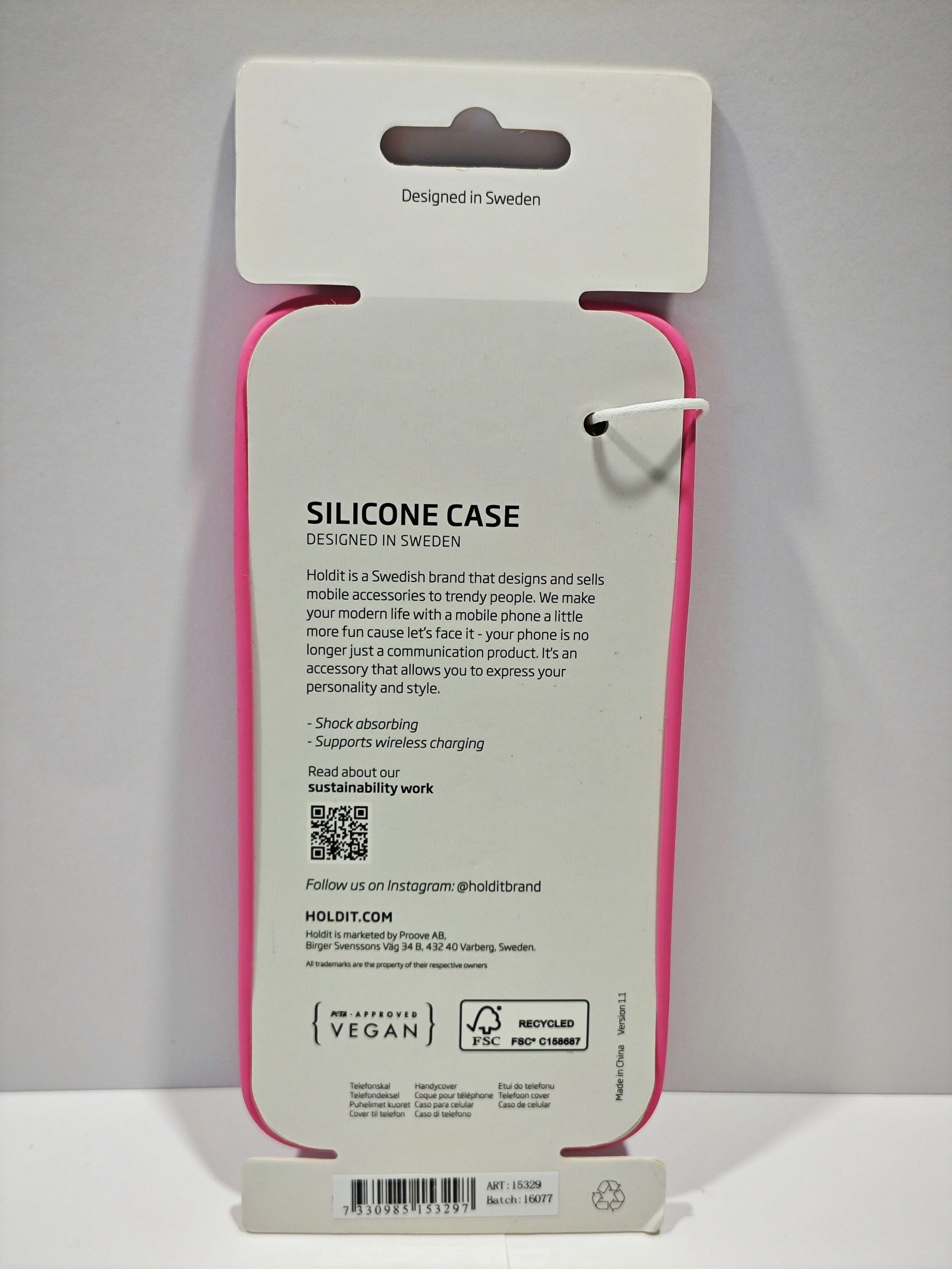 Etui Do Iphone 12/12 Pro Holdit Silikonowy Case Różowy