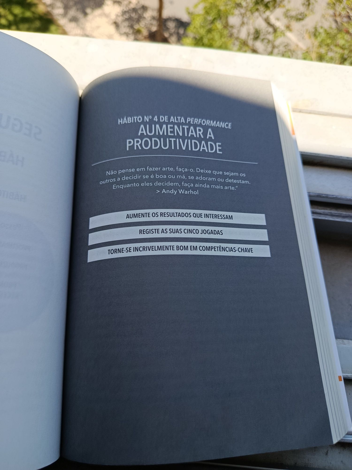 "Os Seis Hábitos de Alta Performance" - Apenas 10€ (Entrega Rápida)