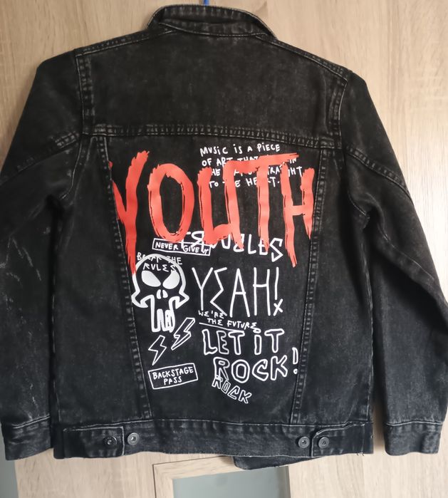 Kurtka jeans 152 Rock style