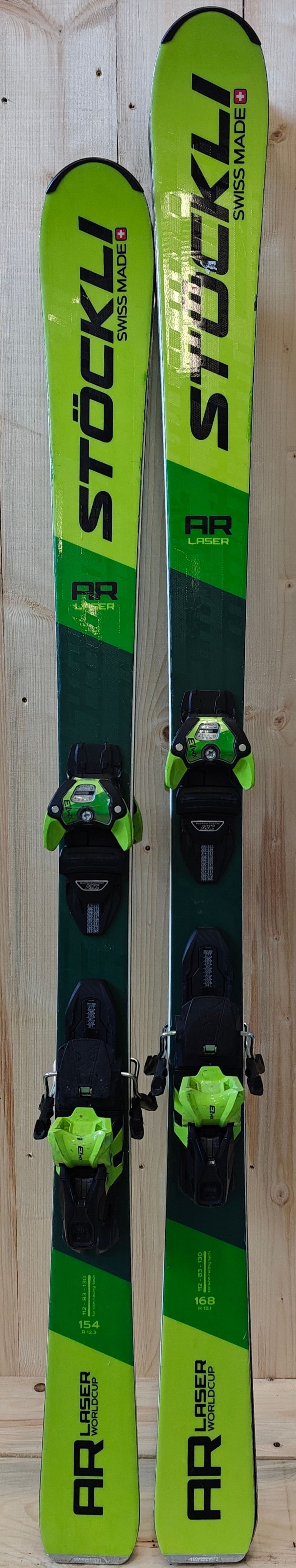 Narty 2 X Stockli Laser AR  (1590 zł / 300€ netto za parę),pakiet nart