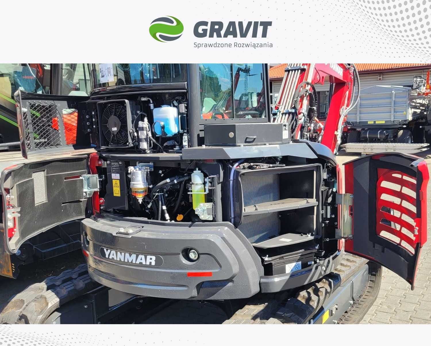 Koparka Yanmar ViO57-6B (6 ton) od Autoryzowanego Dealera - GRAVIT