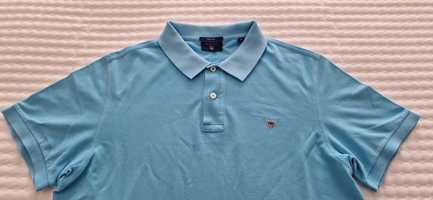 Polo azul Gant M