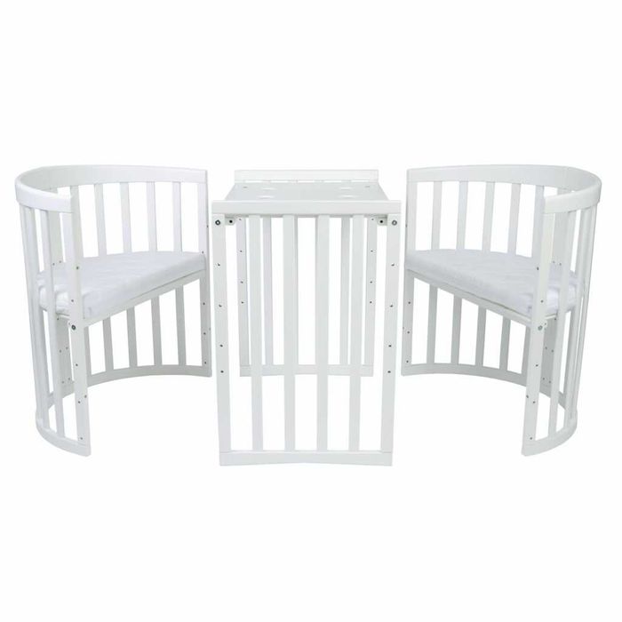 Okrągłe łóżeczko dziecięce Waldin 7w1