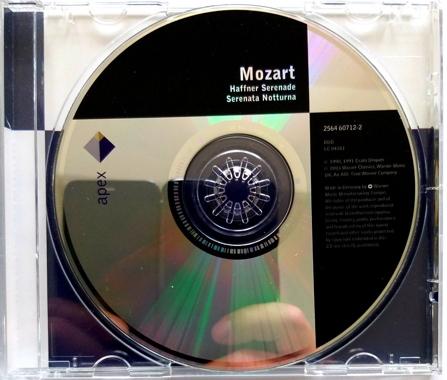 Mozart Haffner Serenade Serenata Notturia 2003r