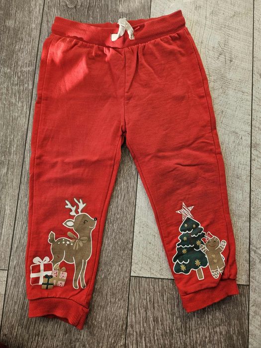 Ubrania świąteczne dla dziewczynki 86/92, 9szt.