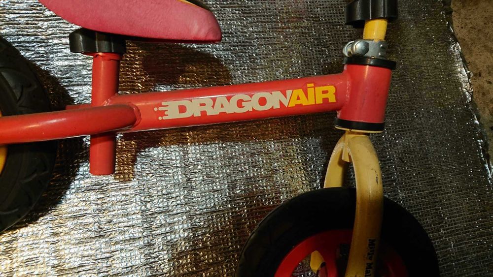 Rowerek Biegowy Dragon Air Yellow-Red Milly Mally