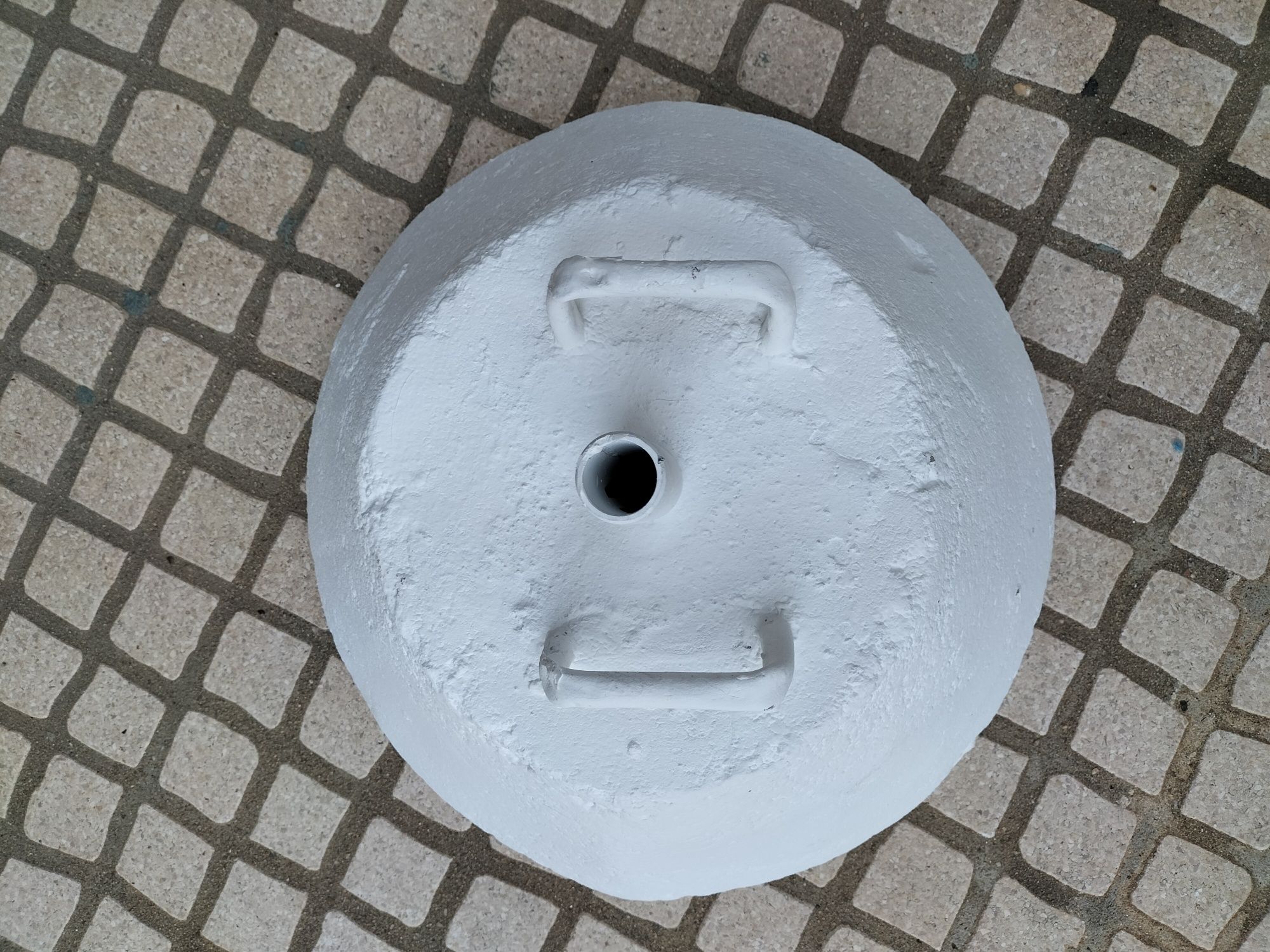 Base de cimento  pesada