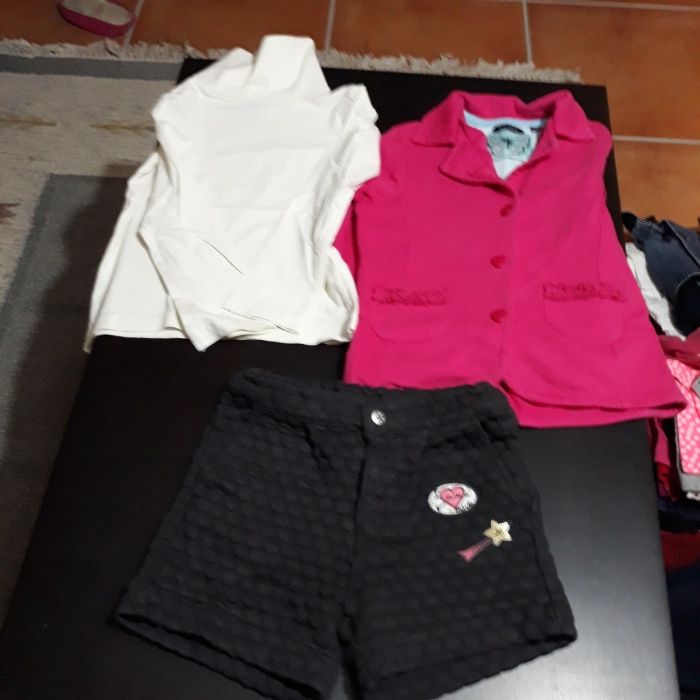 Conjunto 3 peças, menina 5 anos