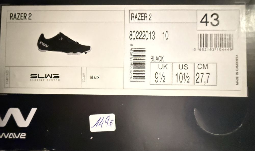 Sapatos  ciclismo Northwave Razer 2