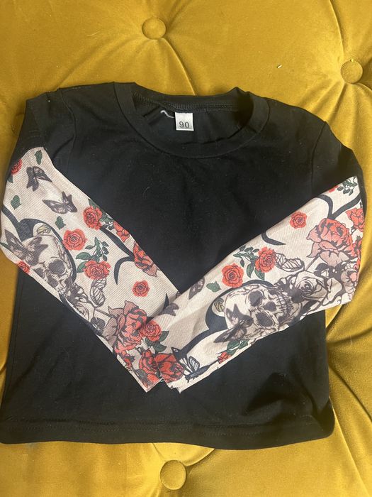 Bluzka imituąca tatuaż unisex