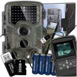 Fotopułapka Kamera Myśliwska Leśna IR PL Menu IP65 Karta 32Gb+Baterie