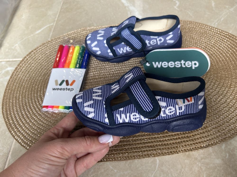 Тапочки для садочку, змінне дитяче взуття Weestep (22-29)