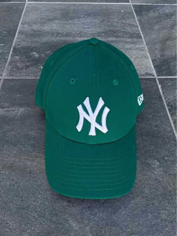 Chapéu NY New Era Verde e Branco