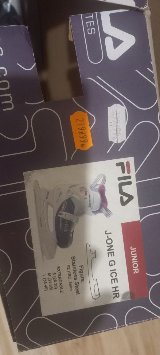 Łyżwy FILA 31-35 jak nowe figurowe