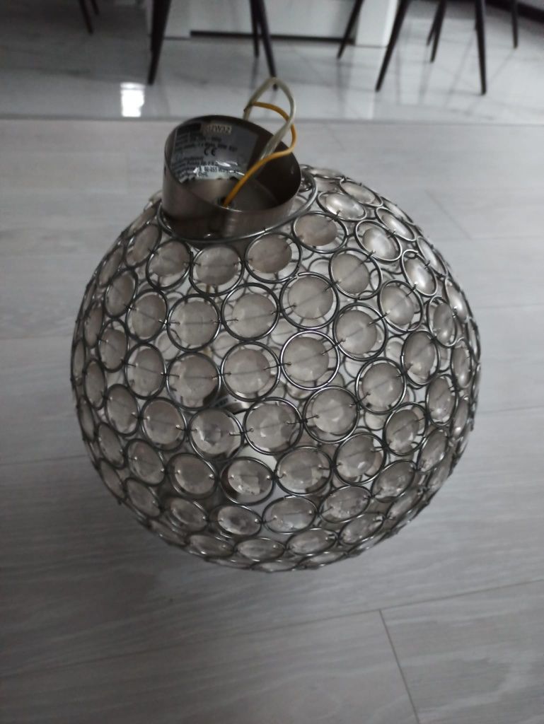 Lampa wisząca z kryształkami