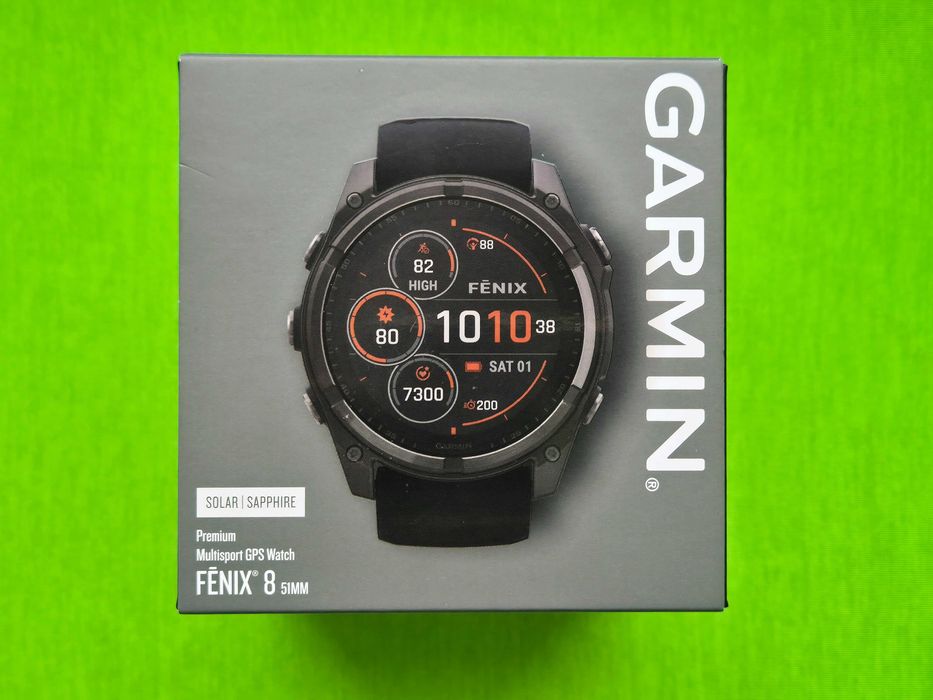 Годинник Garmin Fenix 8 Solar 51 мм Sapphire (010-02907-11)