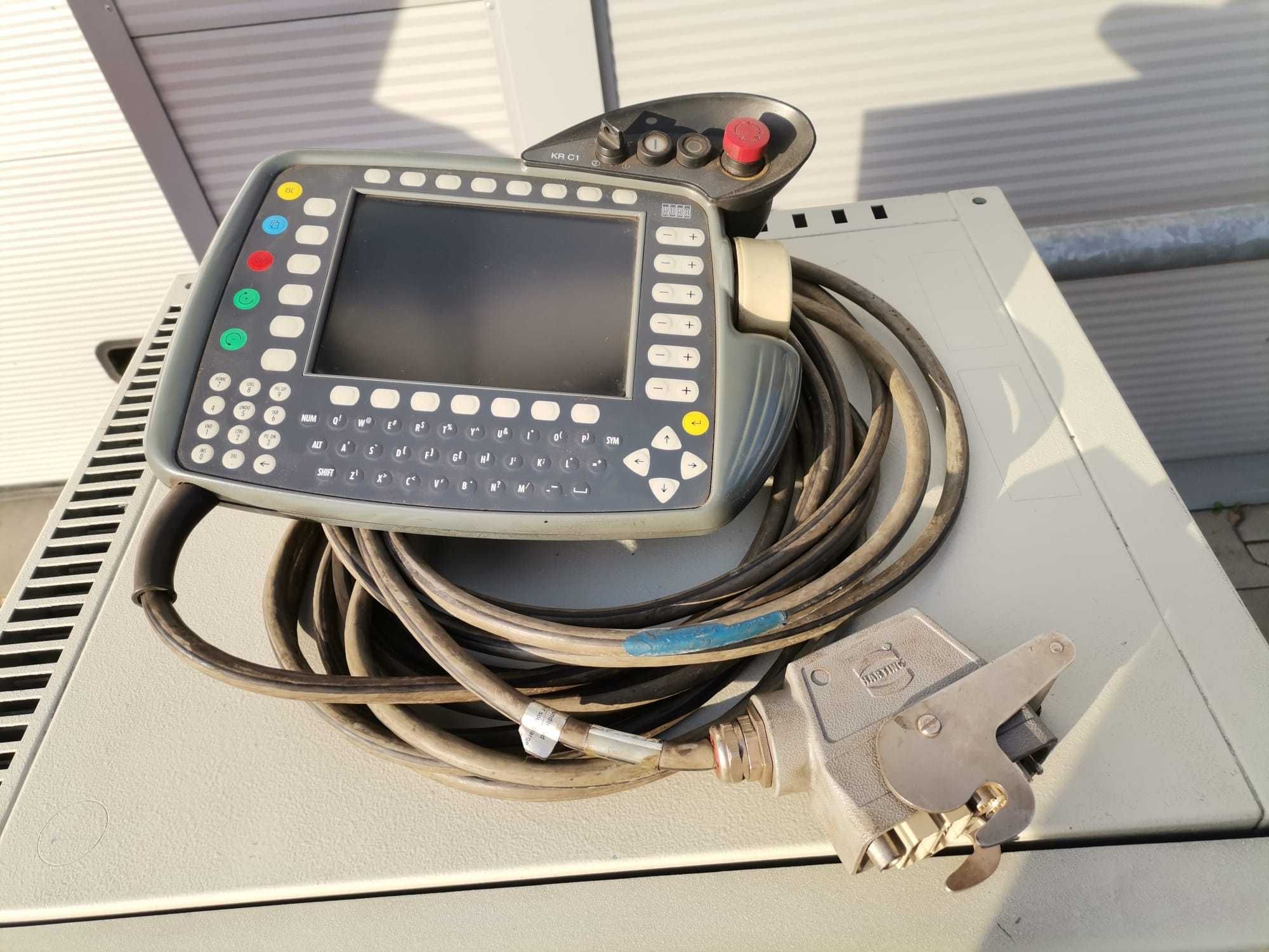 Ramię robotyczne KUKA KR30 szafa KRC1 panel operatora okablowanie ABB