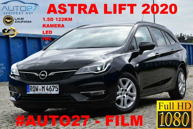 Opel Astra #AUTO27*Film*EDITION*1.5D122KM*LED*AGR*Kamera*NAVI*CarPlay*Iwł*ASO*TOP